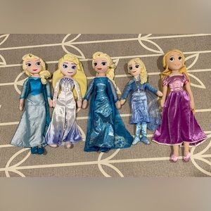 Disney plush dolls
